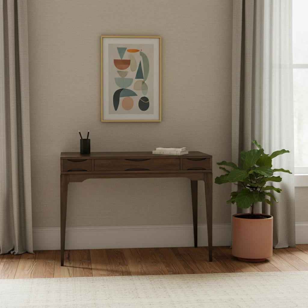 48" Brown Wood Computer Desk