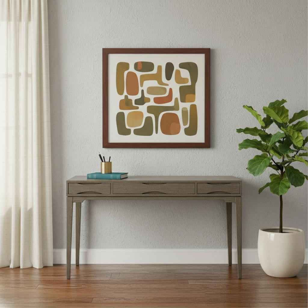 60" Gray Wood Computer Desk