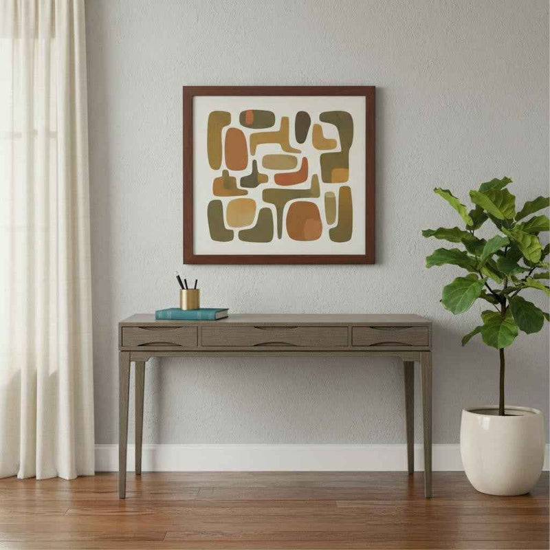 60" Gray Wood Computer Desk