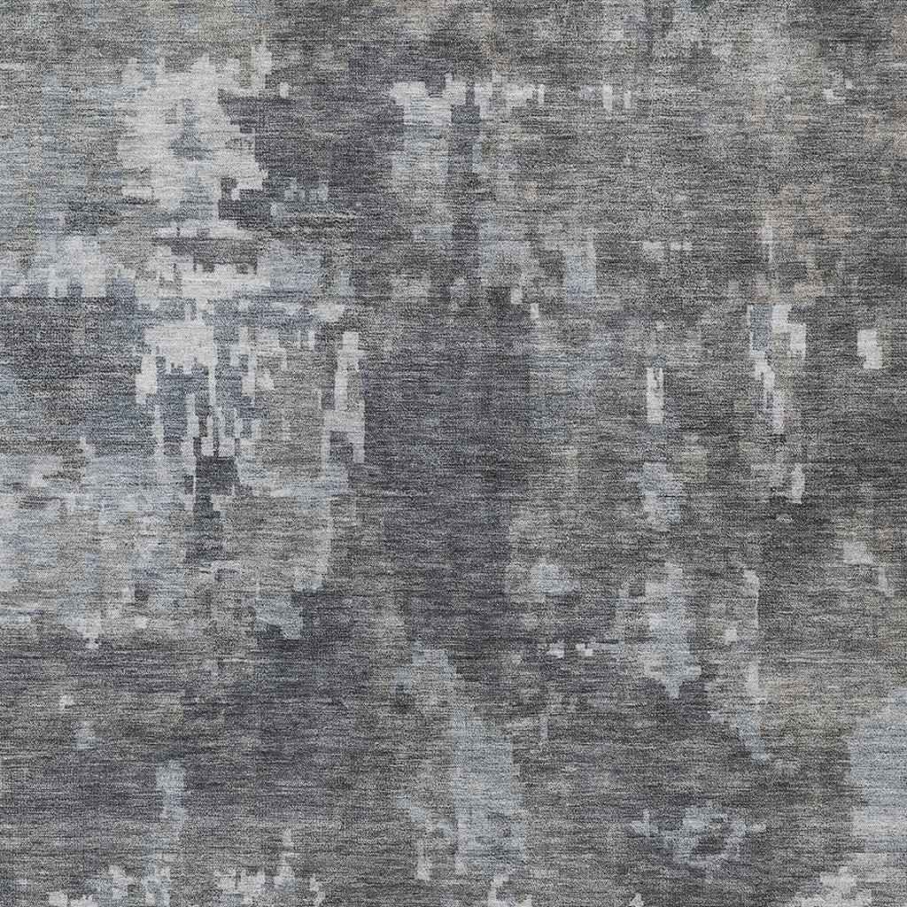 10' X 14' Taupe And Beige Abstract Washable Indoor Outdoor Area Rug