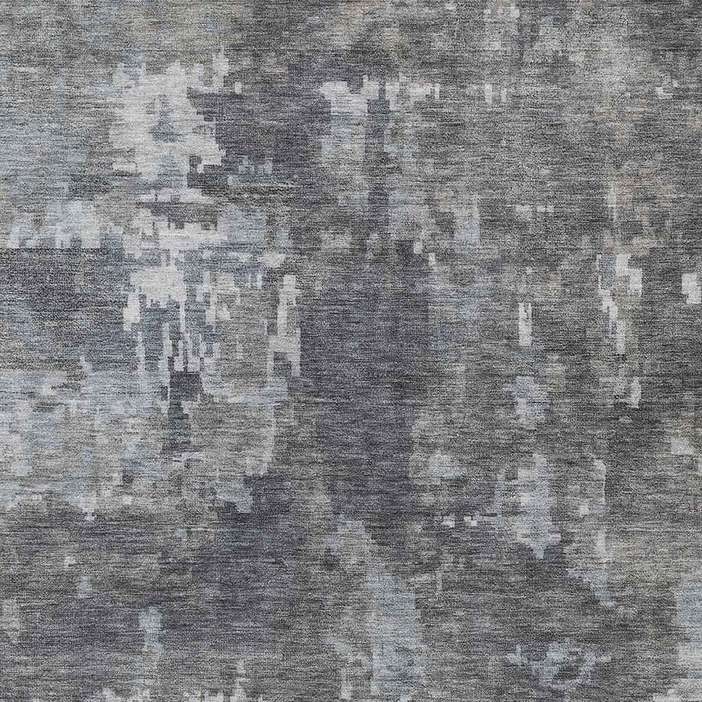 5' X 8' Taupe And Beige Abstract Washable Indoor Outdoor Area Rug