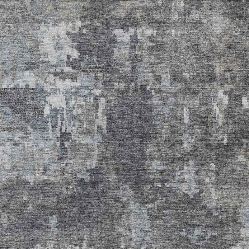 5' X 8' Taupe And Beige Abstract Washable Indoor Outdoor Area Rug