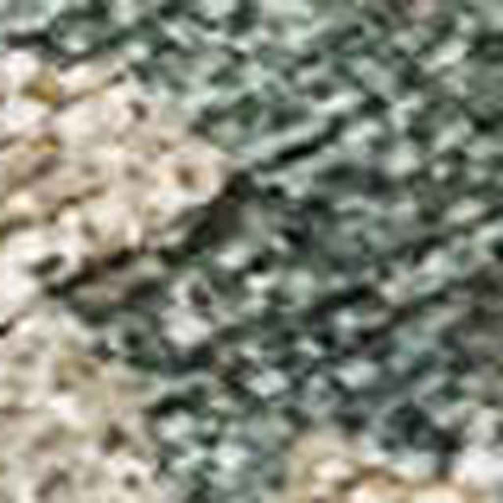 8' X 10' Artichoke Green Beige And Rust Floral Washable Indoor Outdoor Area Rug