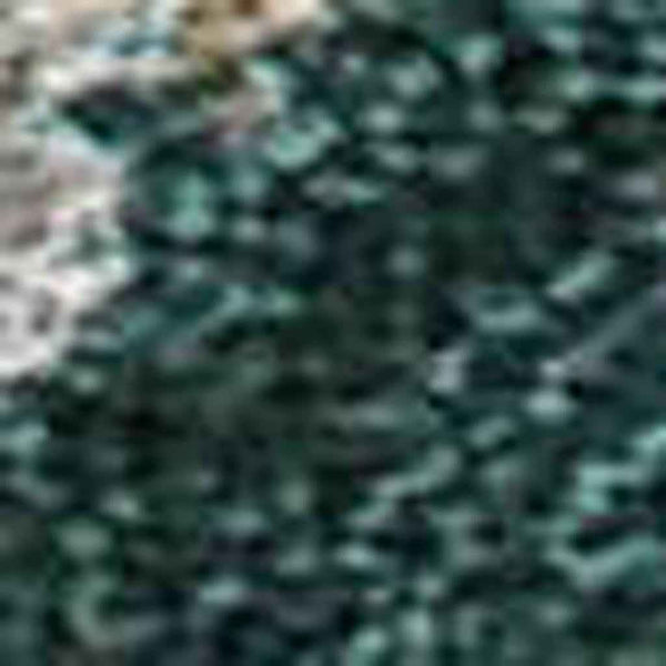 8' X 10' Teal Blue And Gray Damask Washable Indoor Outdoor Area Rug