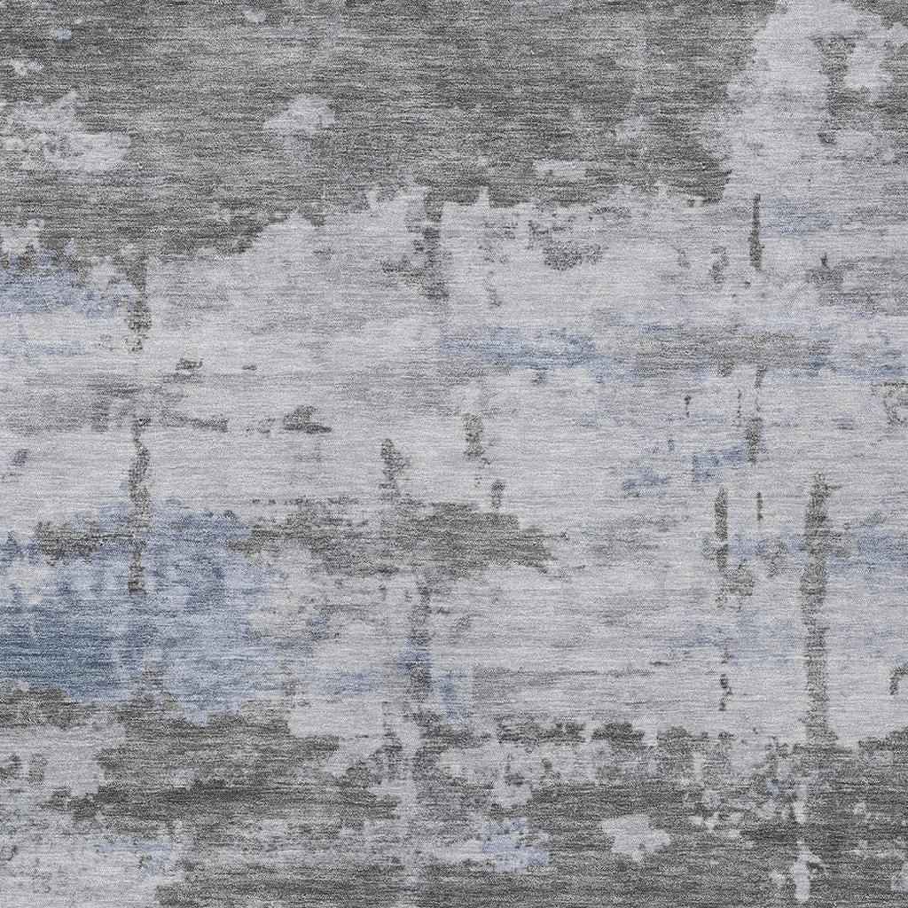 3' X 5' Taupe And Ivory Abstract Washable Indoor Outdoor Area Rug