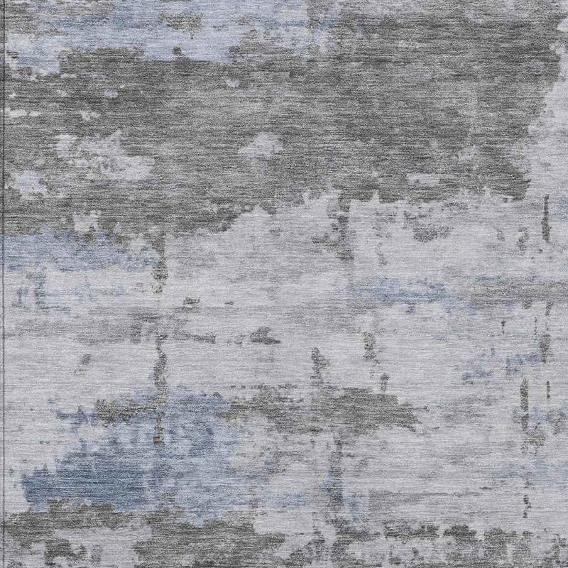 10' X 14' Taupe And Ivory Abstract Washable Indoor Outdoor Area Rug