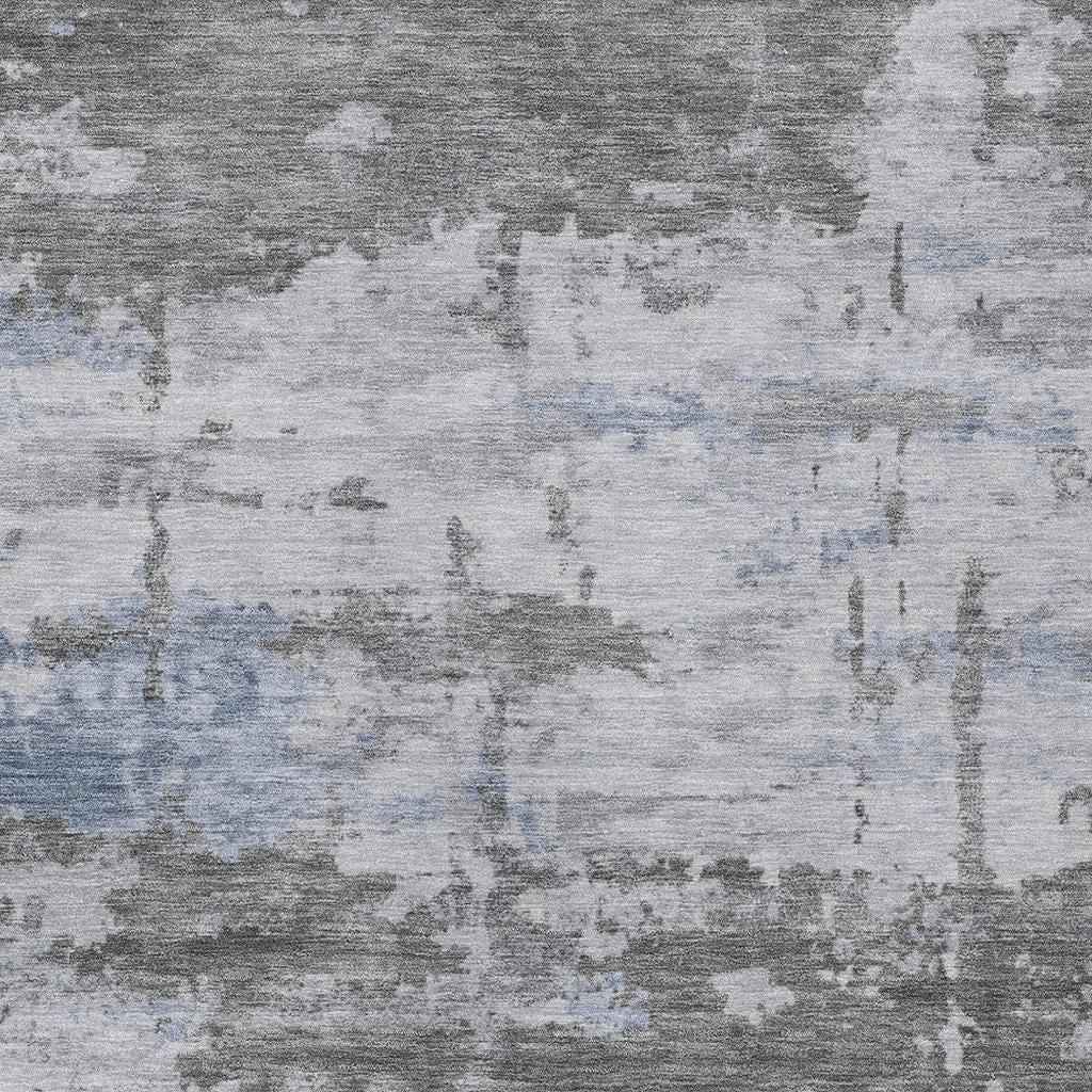 5' X 8' Taupe And Ivory Abstract Washable Indoor Outdoor Area Rug