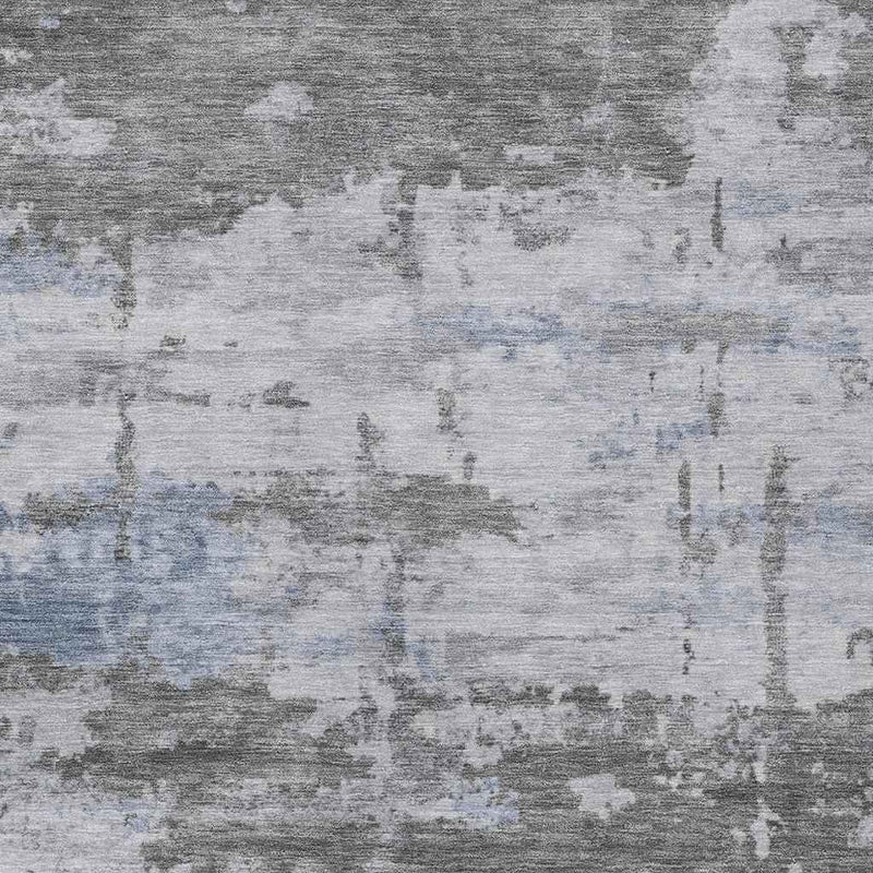 5' X 8' Taupe And Ivory Abstract Washable Indoor Outdoor Area Rug