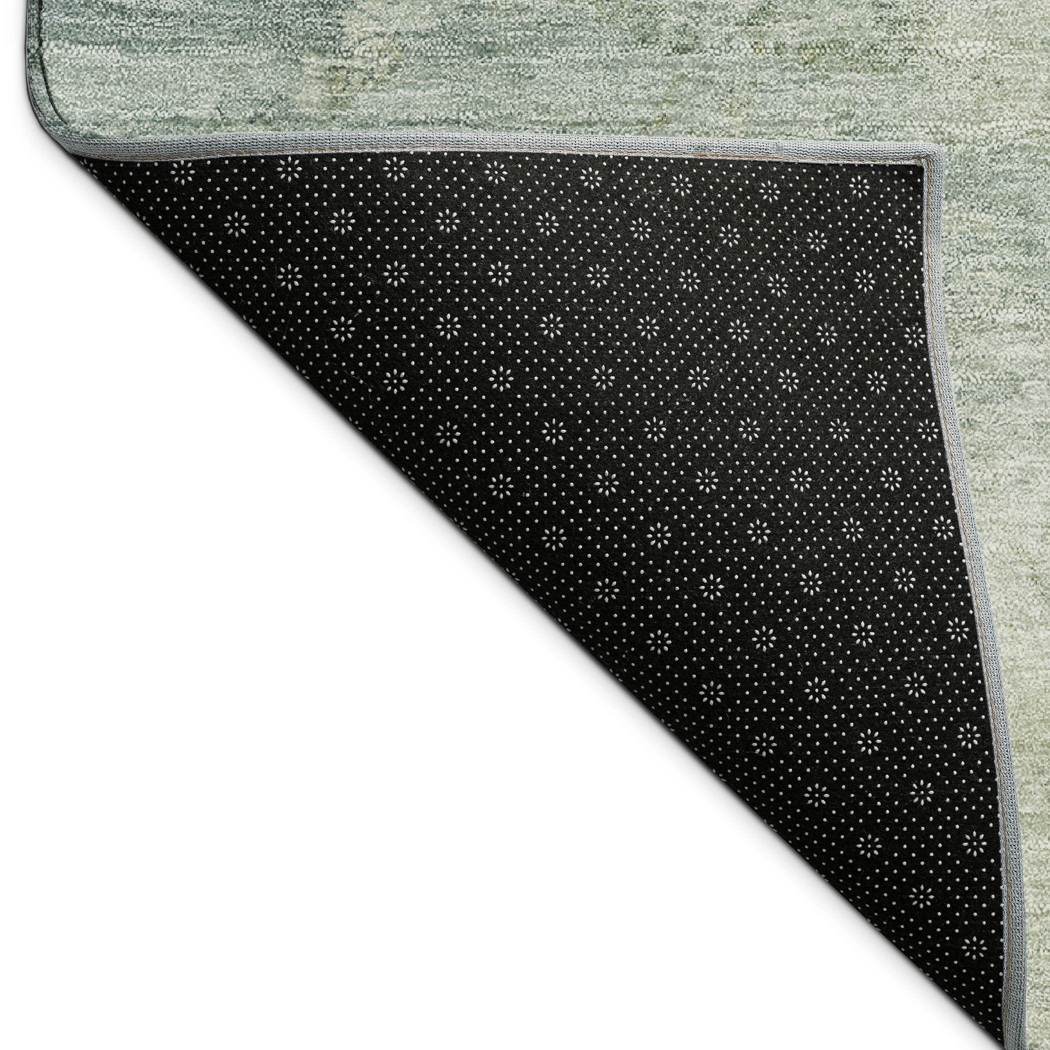 10' X 14' Aqua And Green Abstract Washable Indoor Outdoor Area Rug - Sports & Outdoor
