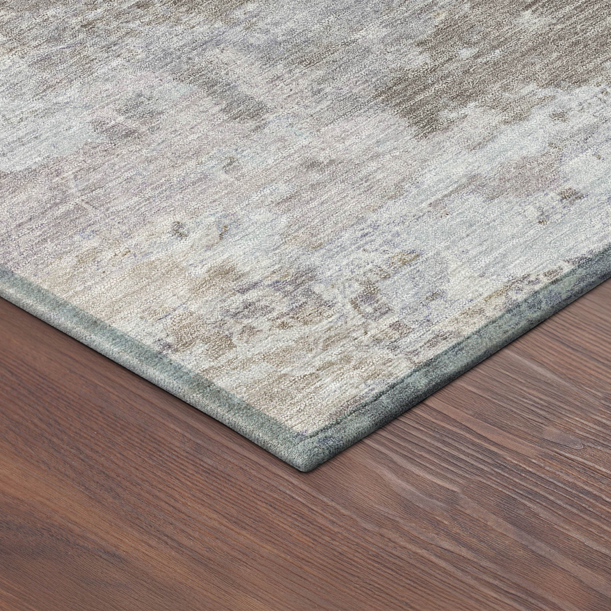 3' X 5' Taupe And Beige Abstract Washable Indoor Outdoor Area Rug - Sports & Outdoor