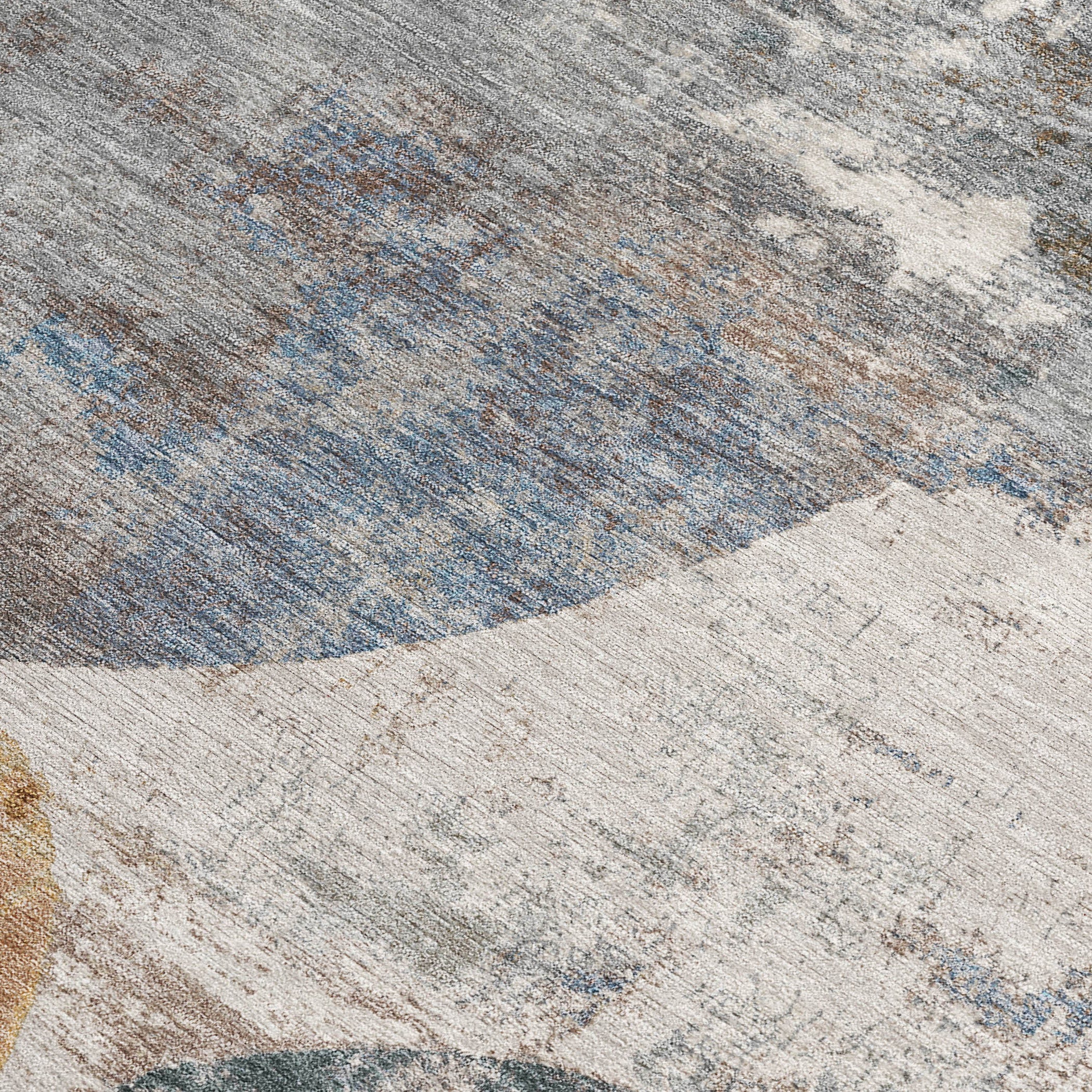 10' X 14' Khaki Gray And Ivory Geometric Washable Indoor Outdoor Area Rug - Sports & Outdoor