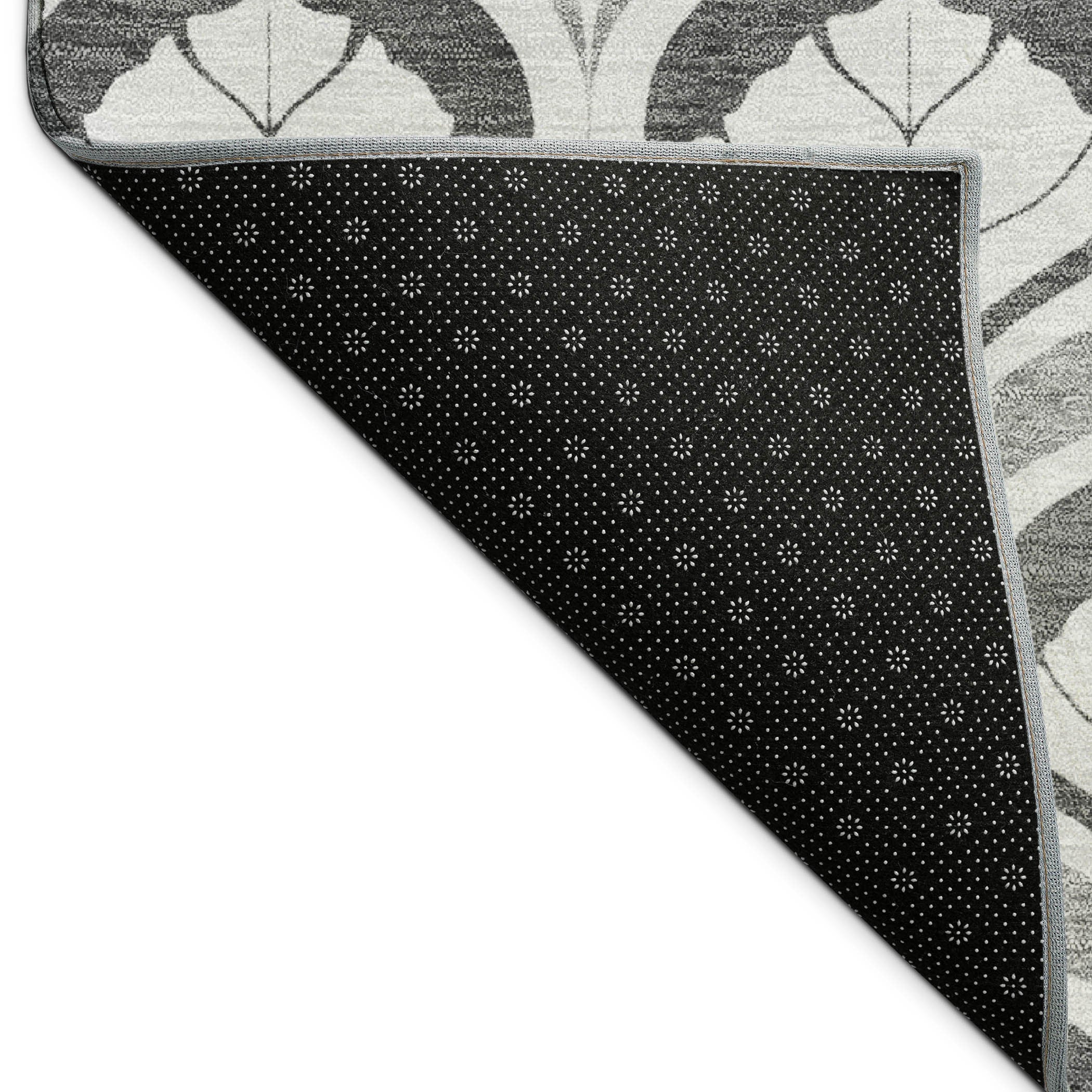 3' X 5' Charcoal And Silver Geometric Washable Indoor Outdoor Area Rug - Sports & Outdoor