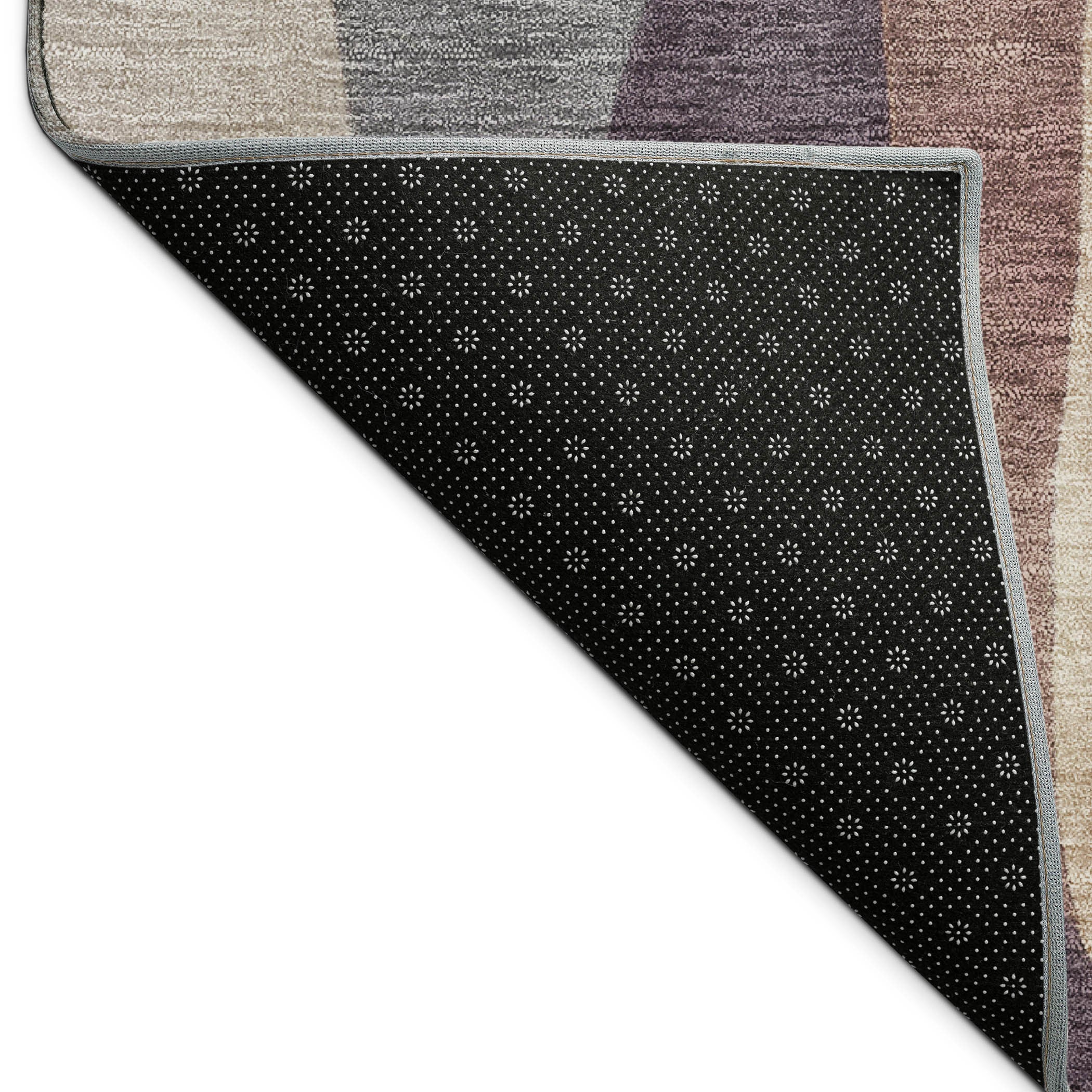 10' X 14' Plum And Copper Abstract Washable Indoor Outdoor Area Rug - Sports & Outdoor