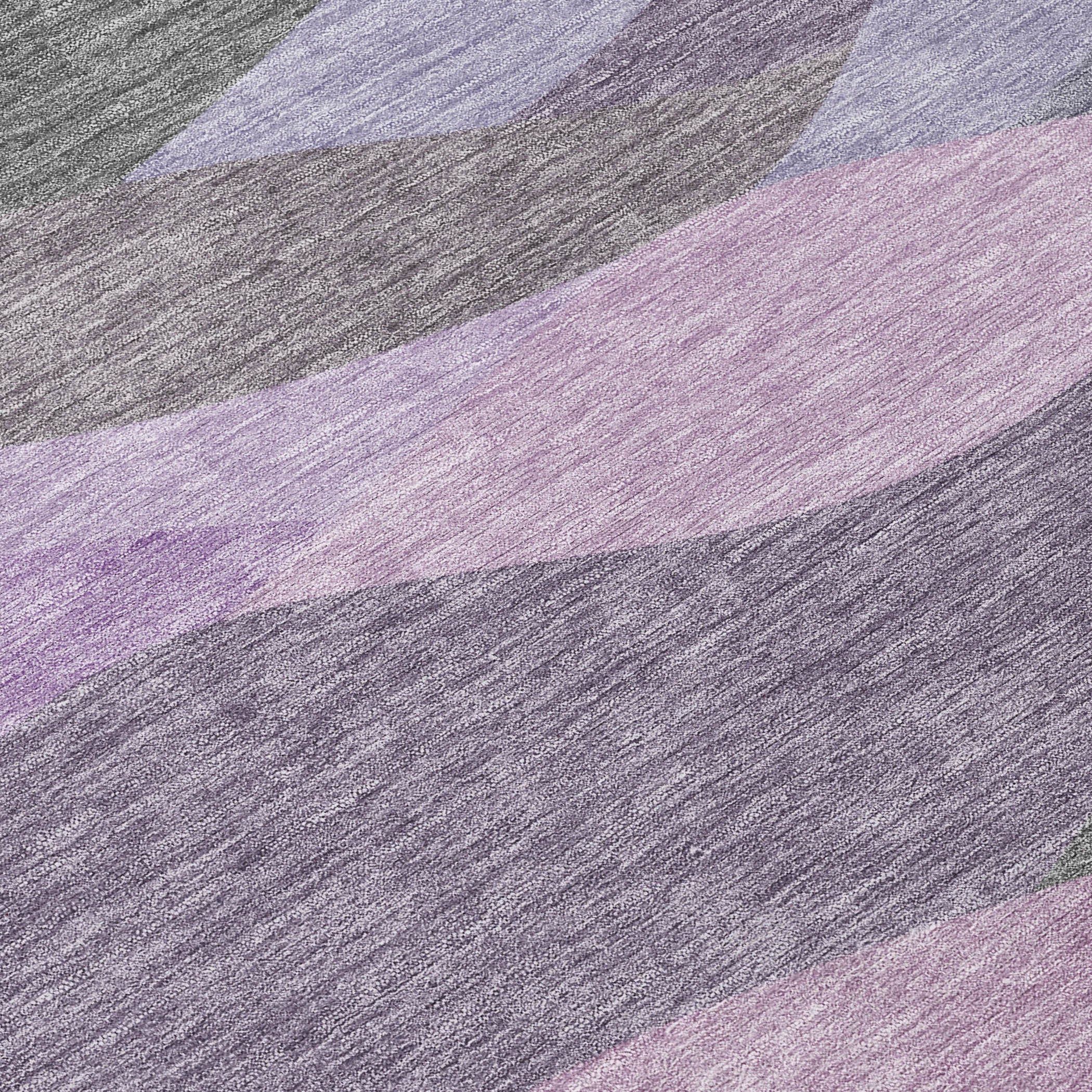 5' X 8' Plum And Gray Abstract Washable Indoor Outdoor Area Rug - Sports & Outdoor