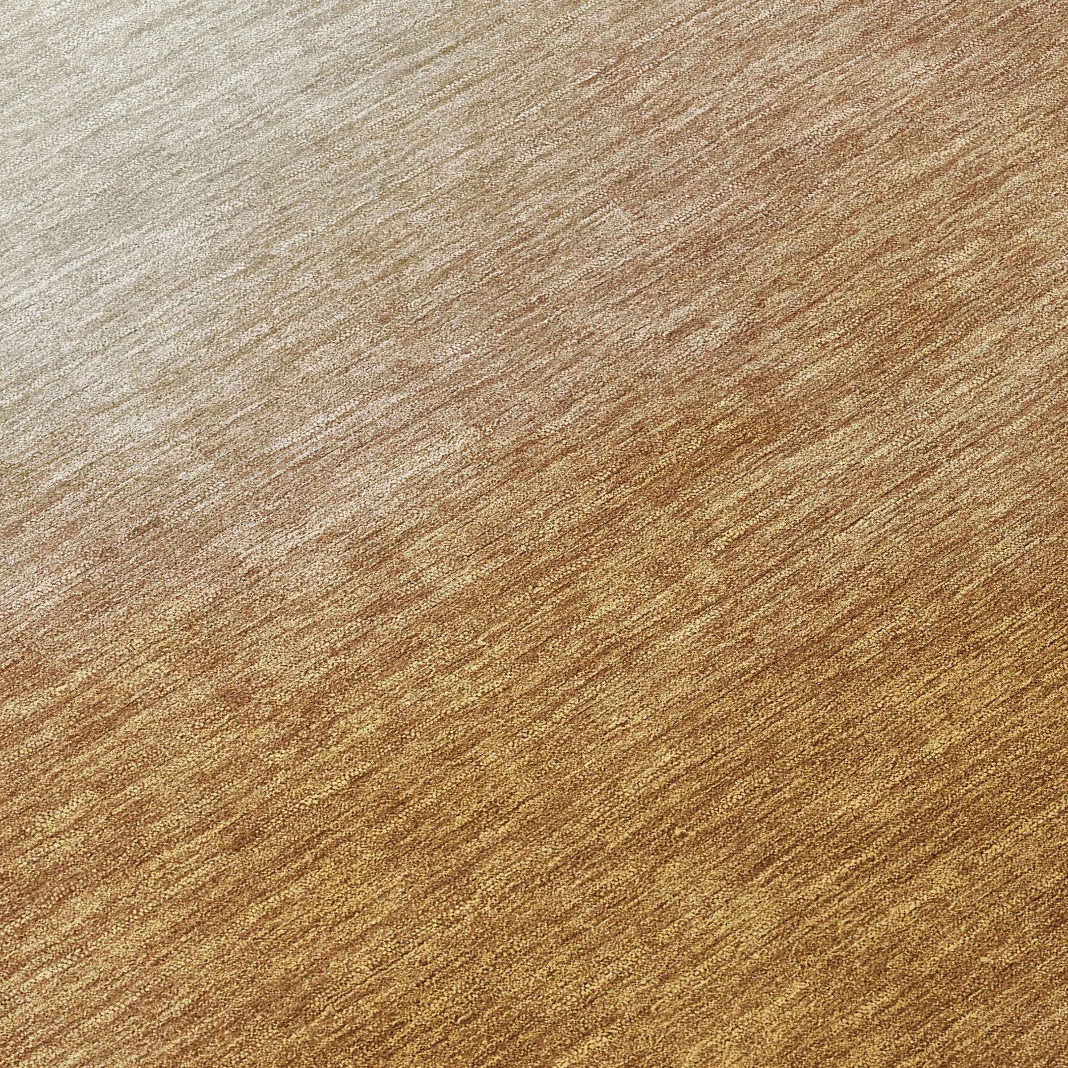 8' Copper Ivory And Chocolate Round Abstract Washable Indoor Outdoor Area Rug