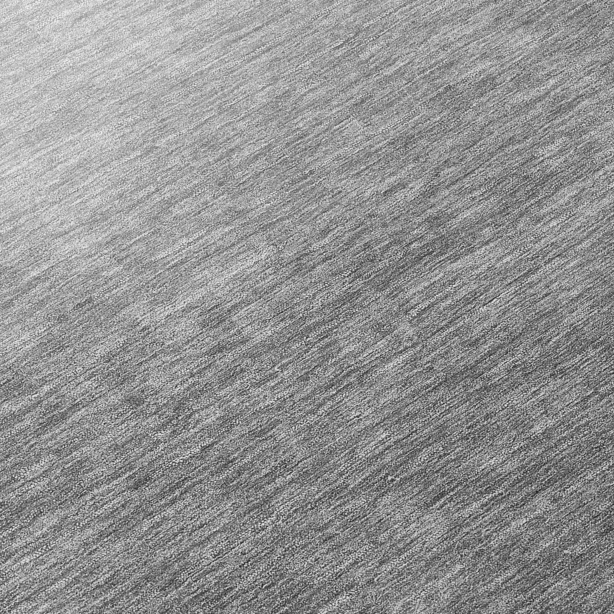 8' Gray Silver And Black Round Abstract Washable Indoor Outdoor Area Rug