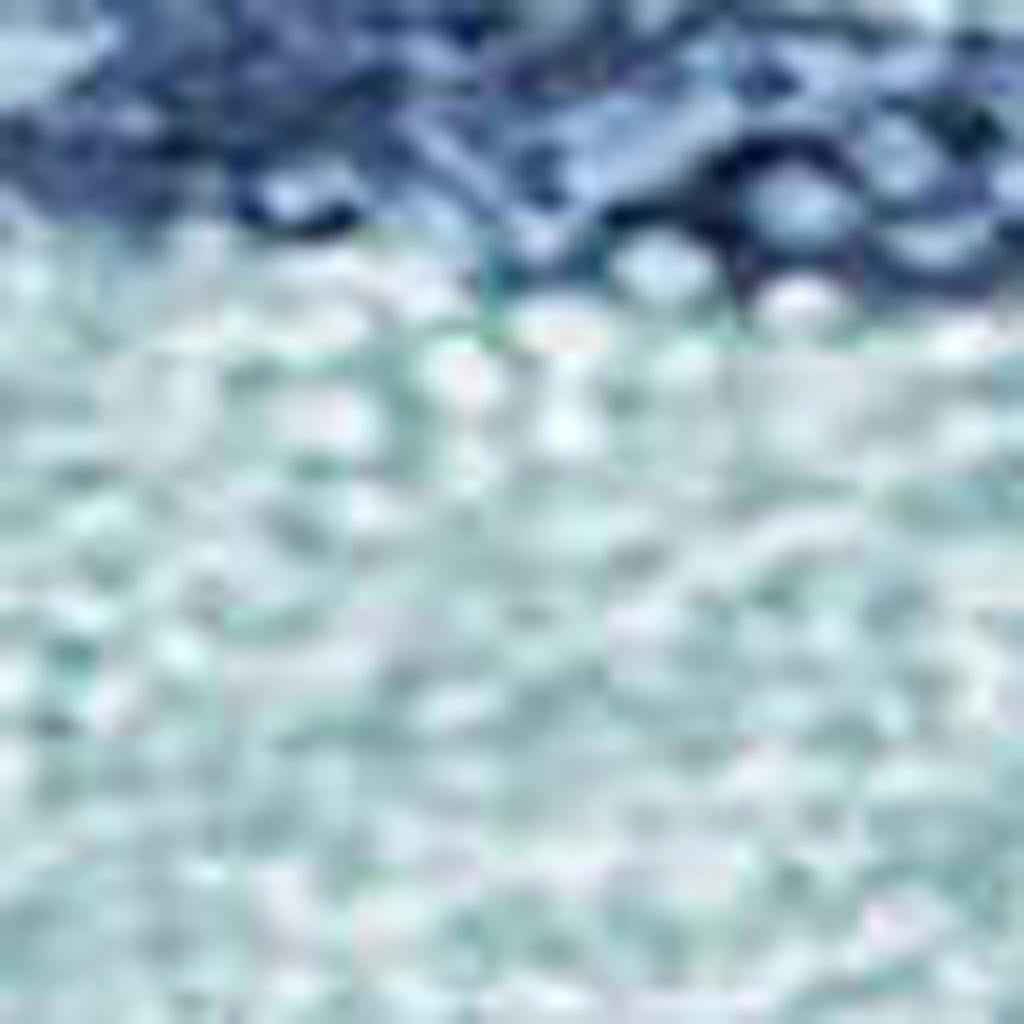 9' X 12' Teal Blue And Navy Blue Seashell Washable Indoor Outdoor Area Rug