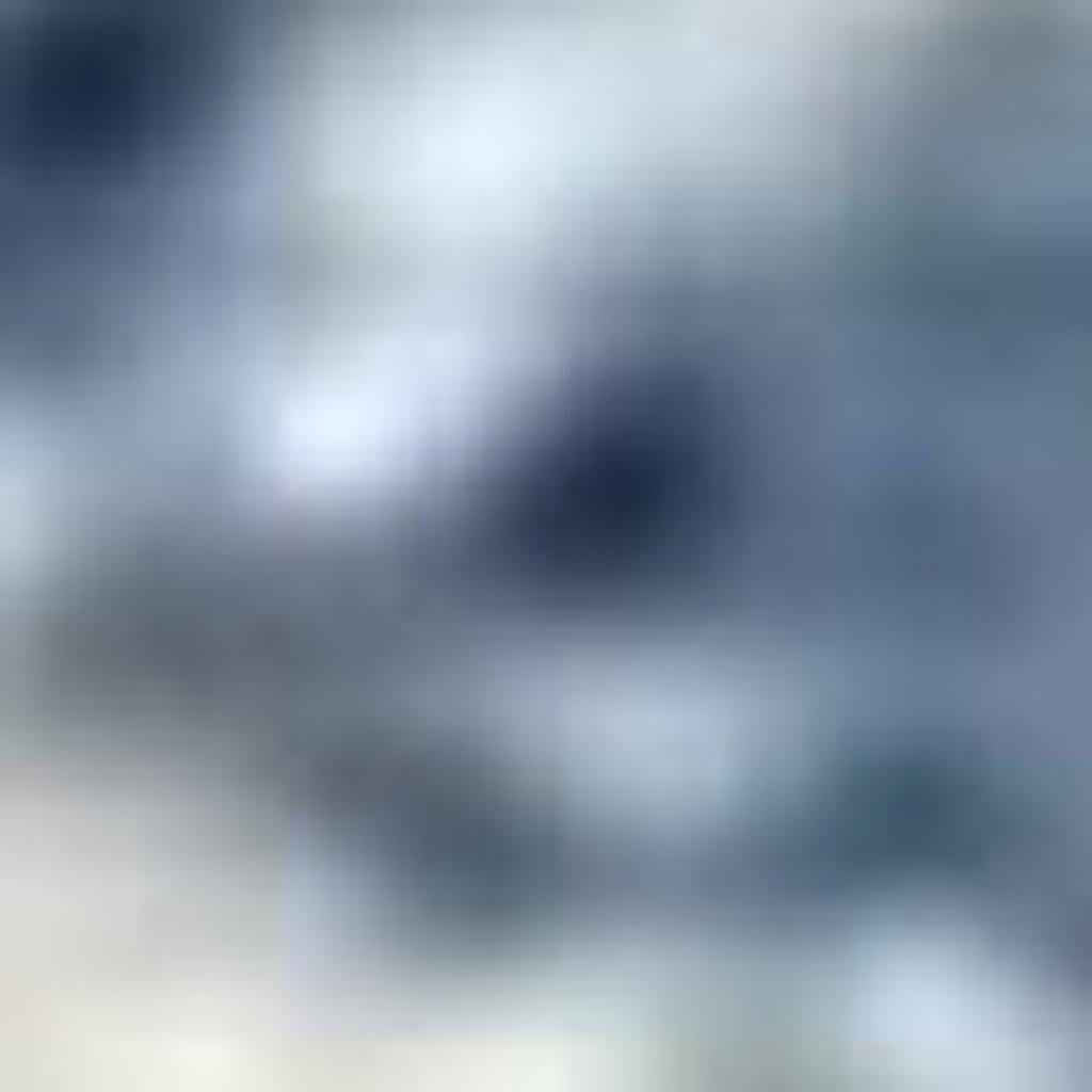 8' X 10' Ivory And Blue Geometric Washable Indoor Outdoor Area Rug