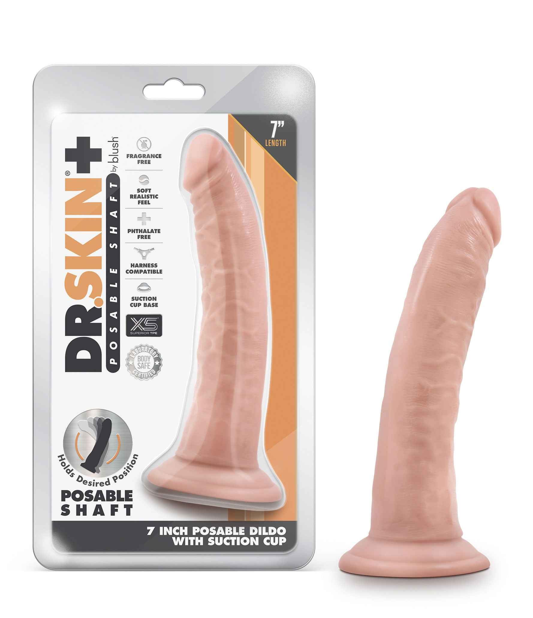 Dr. Skin Plus - Inch Posable Dildo