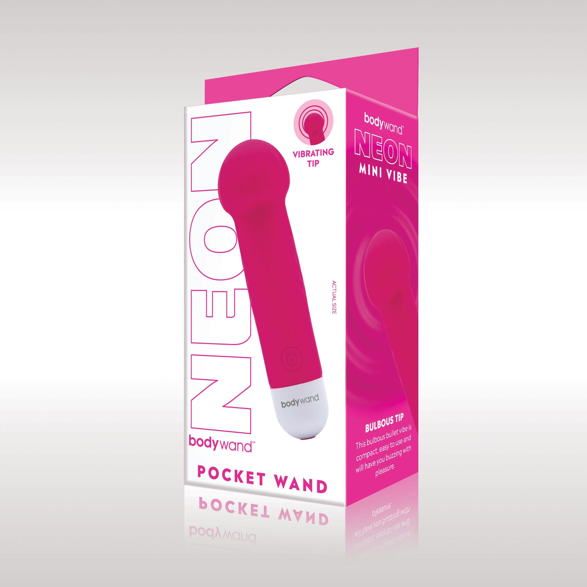 Bodywand Mini Pocket Wand Neon - Pink - Adult Products