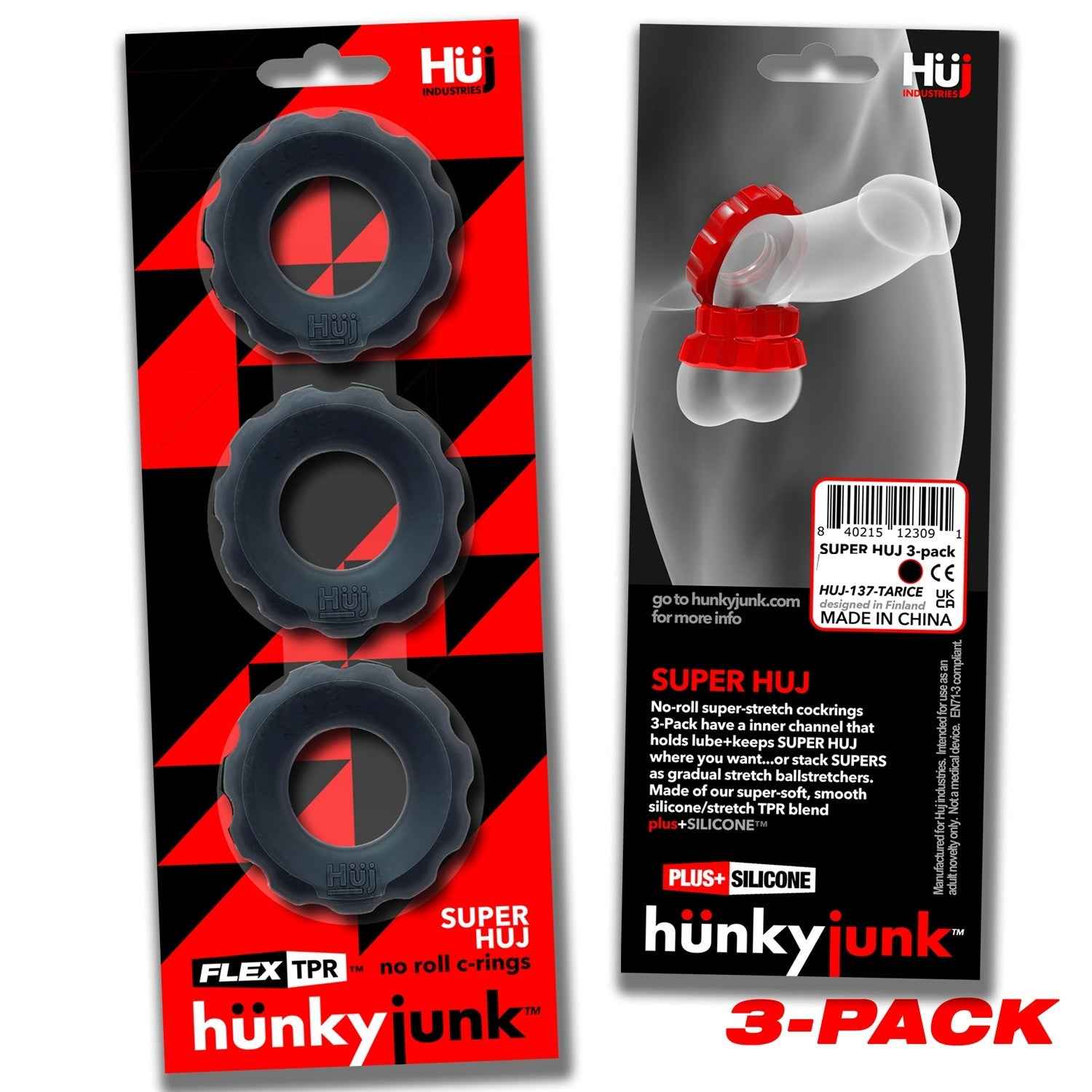 Super Huj - 3-Pack Cockrings
