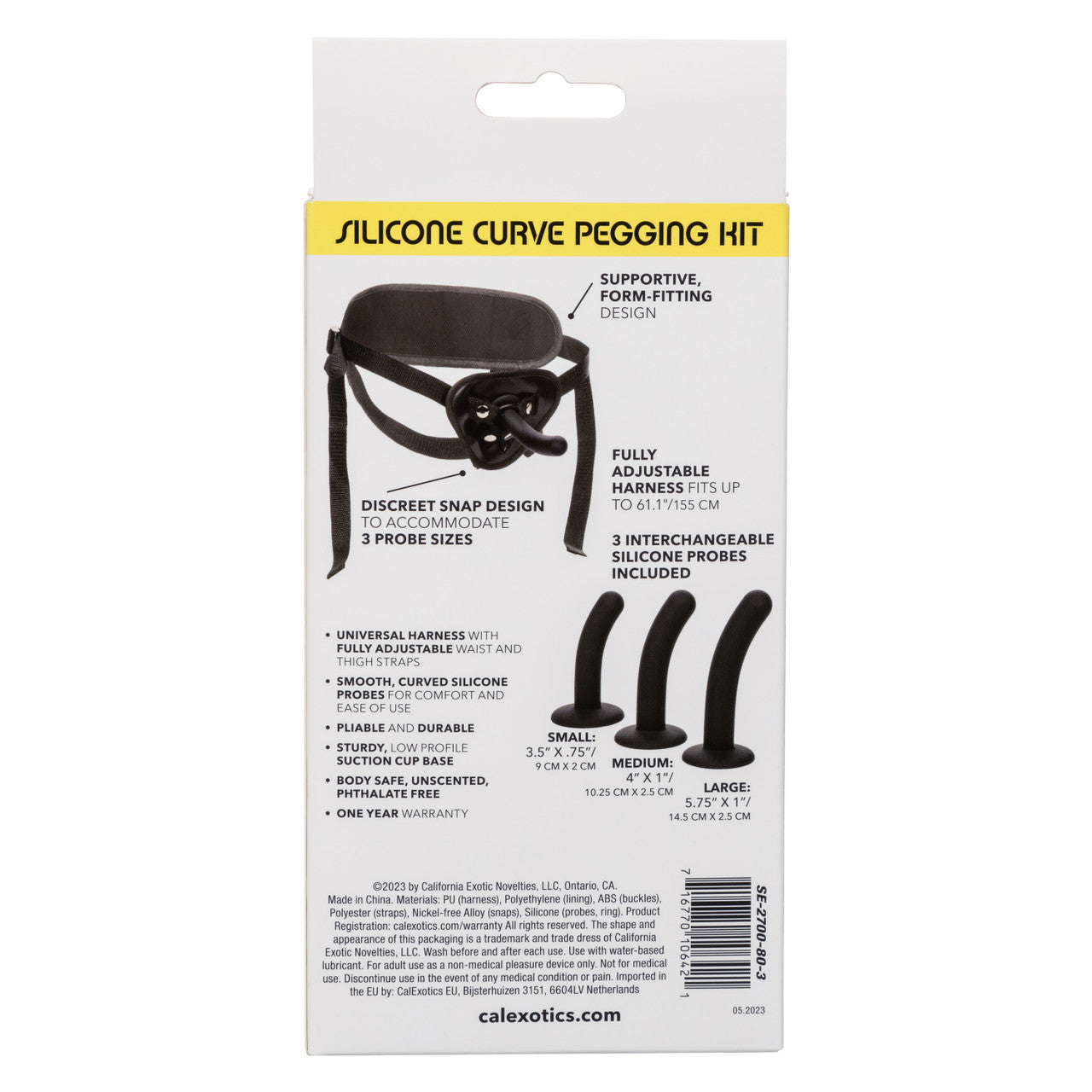 Boundless Silicone Curved Pegging Kit - Adult Products
