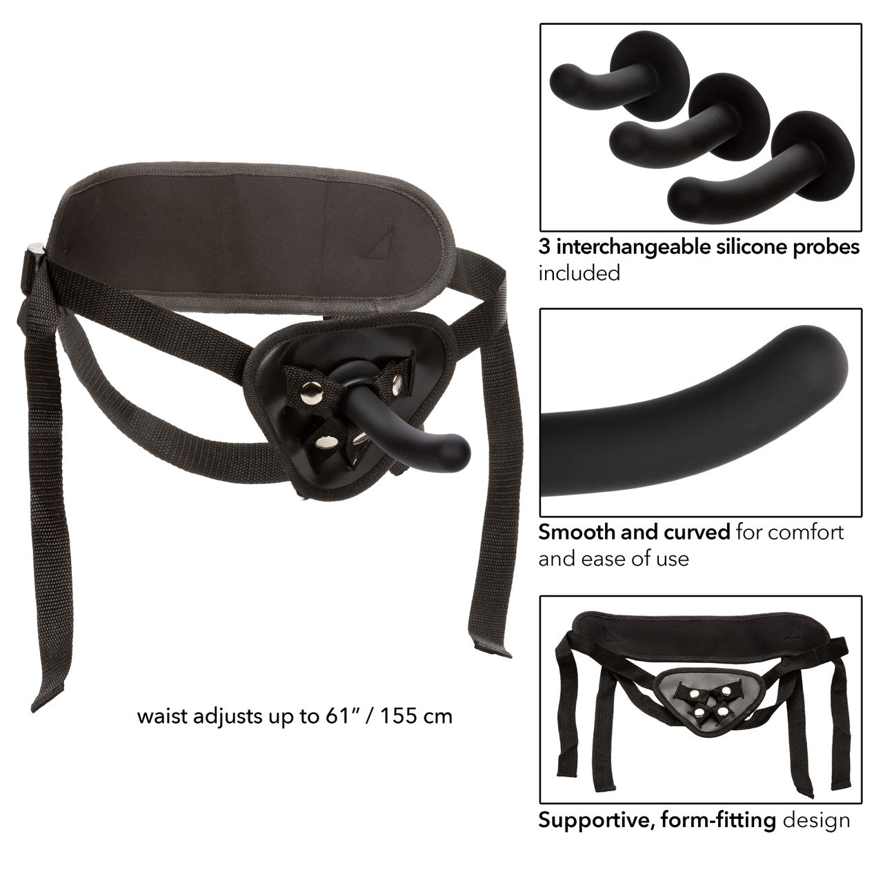 Boundless Silicone Curved Pegging Kit - Adult Products