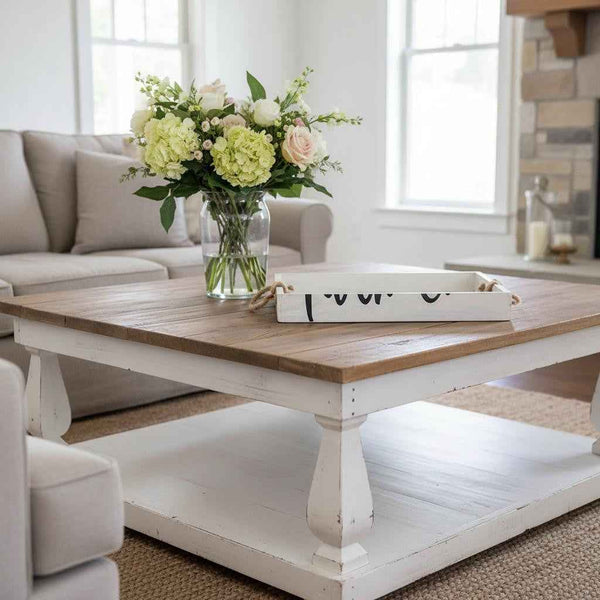 12" Gray Serving Tray With Handles