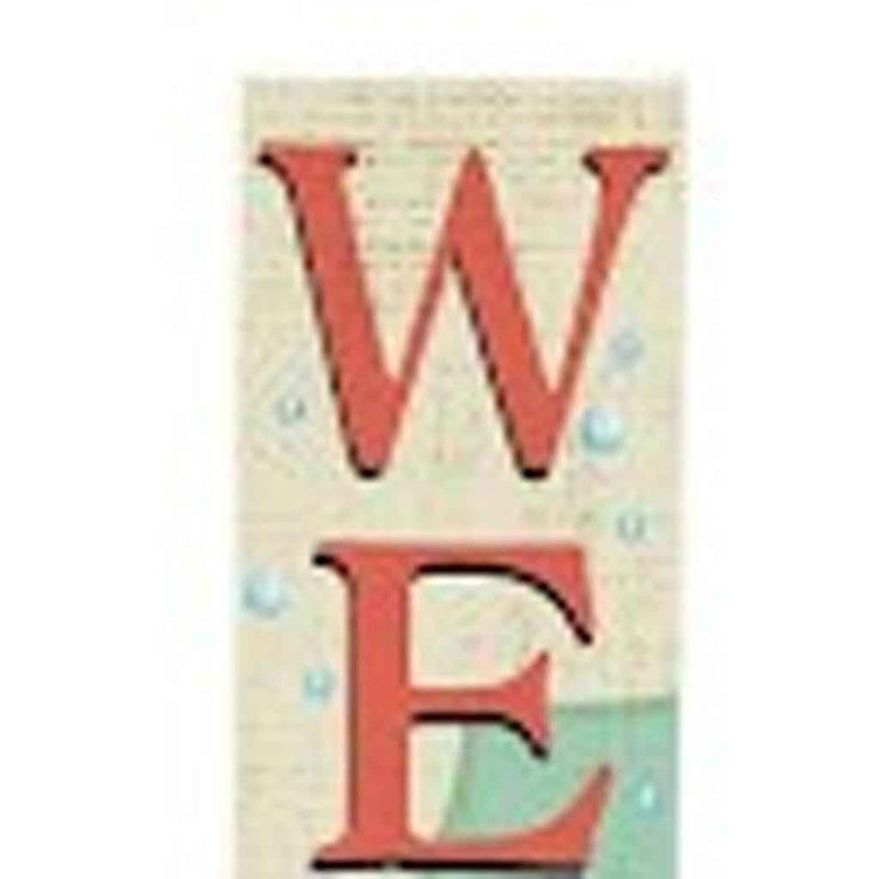 72" Green And Orange Solid Wood Porch Sign