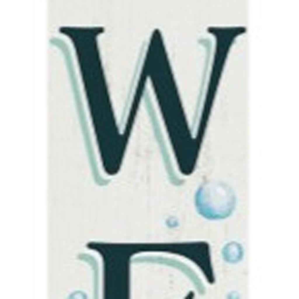 72" Green White And Black Solid Wood Porch Sign