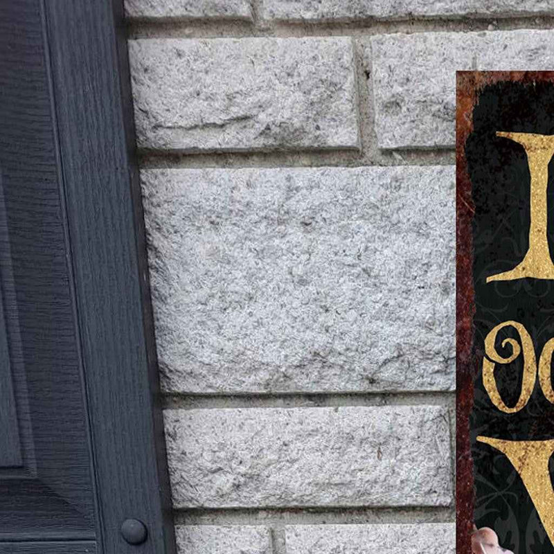 36" Black Gold And Purple Halloween Pumpkin Solid Wood Porch Sign