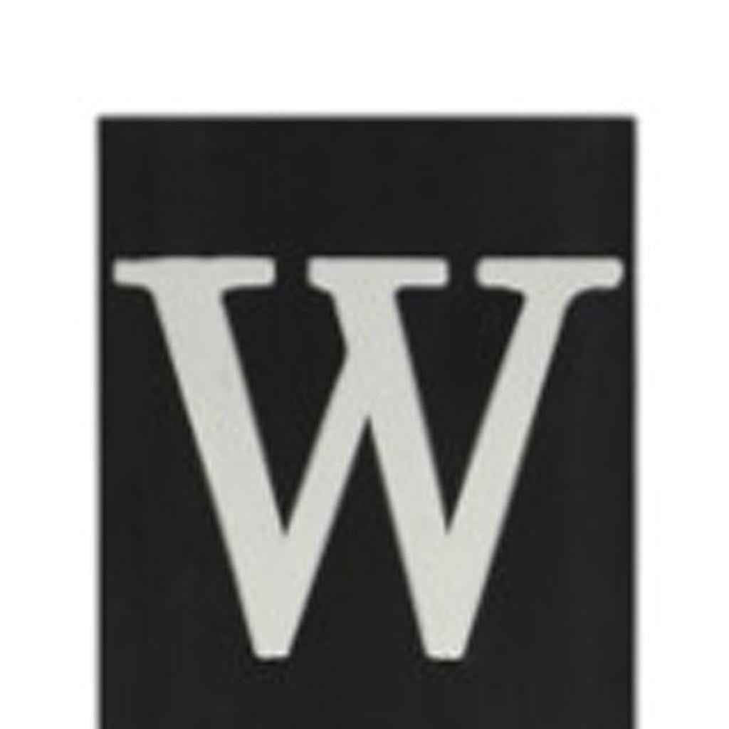 72" Black And White Solid Wood Porch Sign