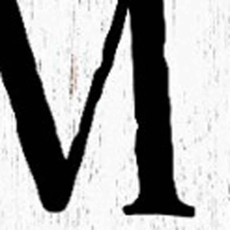 72" Red White And Blue Solid Wood Porch Sign