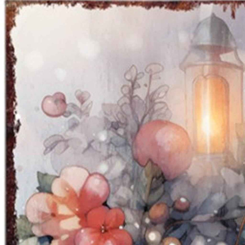 48" Blue White And Red Christmas Santa Solid Wood Porch Sign