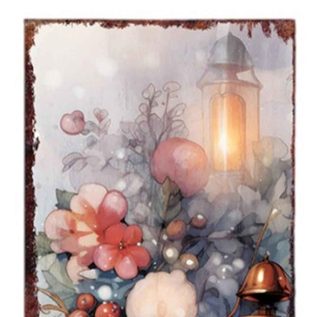 48" Blue White And Red Christmas Santa Solid Wood Porch Sign