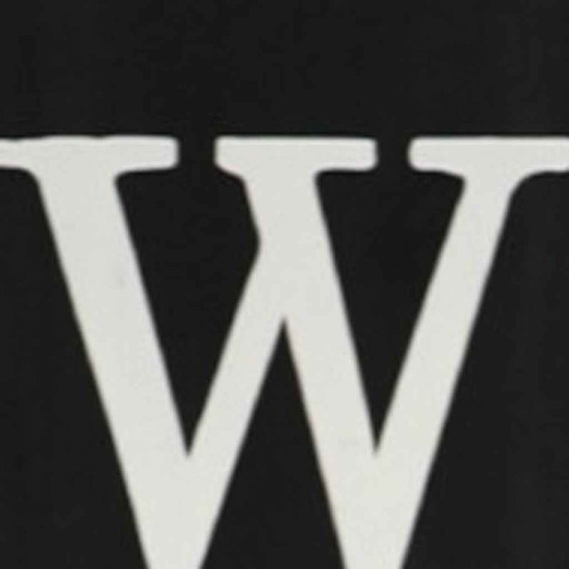 72" Black And White Solid Wood Porch Sign