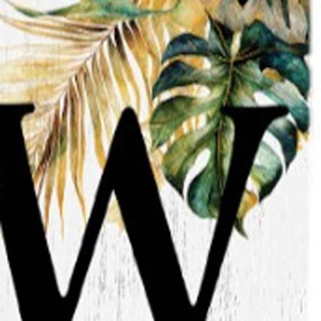 72" White Black And Pink Solid Wood Porch Sign