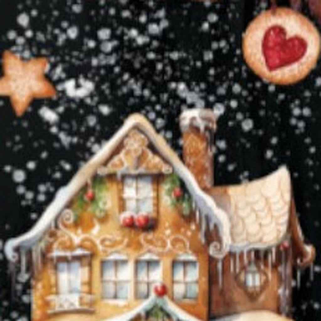 36" Black Gold Red And Green Christmas Tree Solid Wood Porch Sign