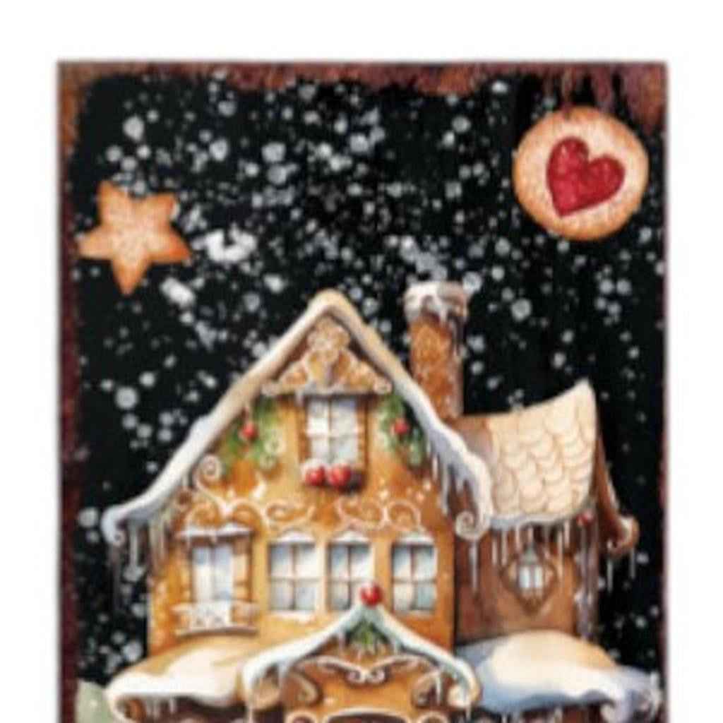 36" Black Gold Red And Green Christmas Tree Solid Wood Porch Sign