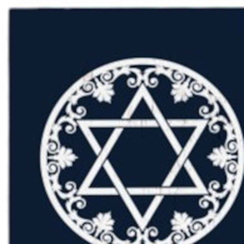 36" Black And White Solid Wood Porch Sign