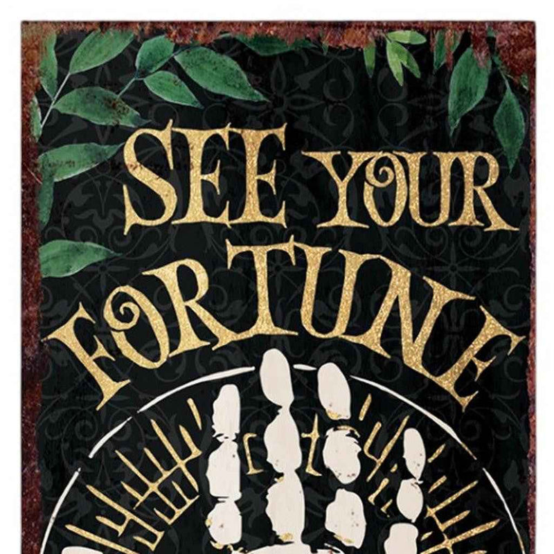 36" Black And White Solid Wood Porch Sign