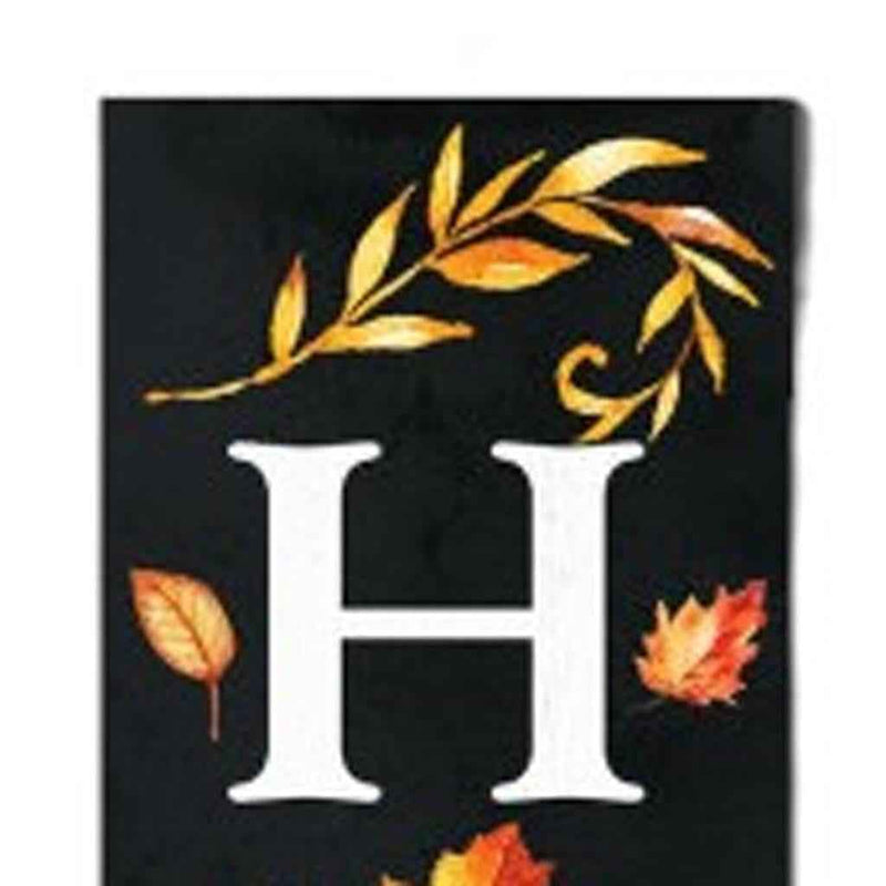 48" Black White And Orange Solid Wood Porch Sign