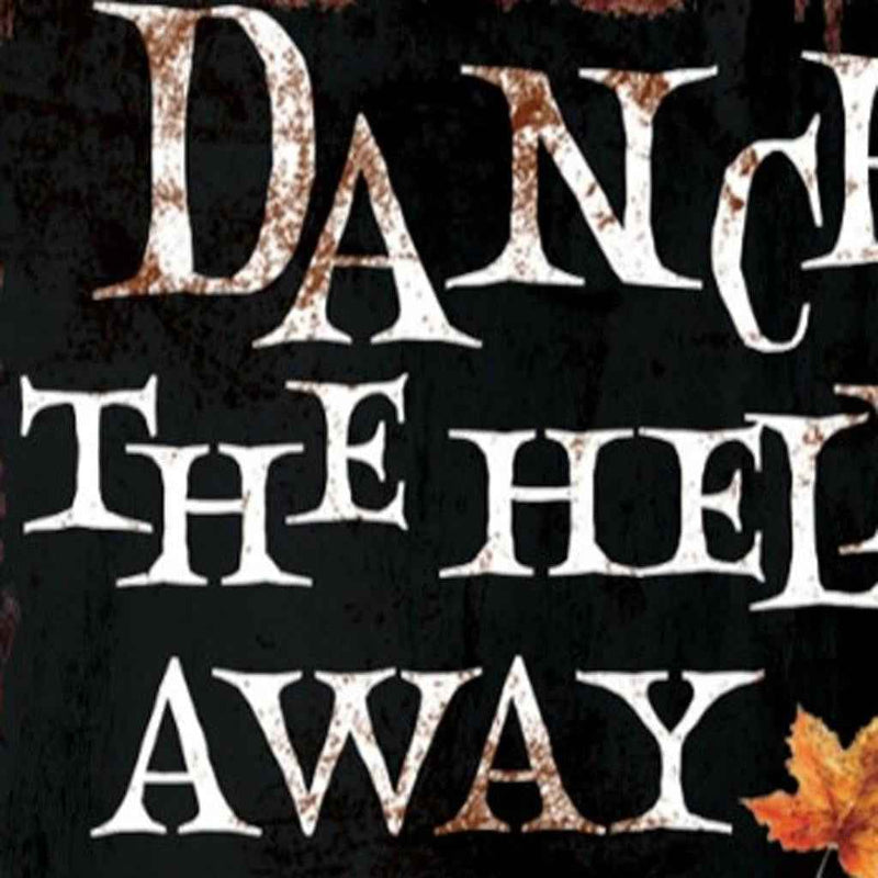 36" Black White And Orange Halloween Ghost Solid Wood Porch Sign