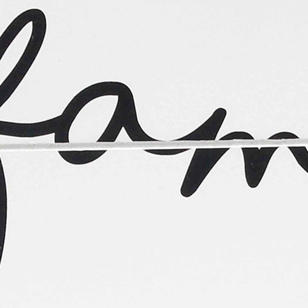 12" White Serving Tray With Handles