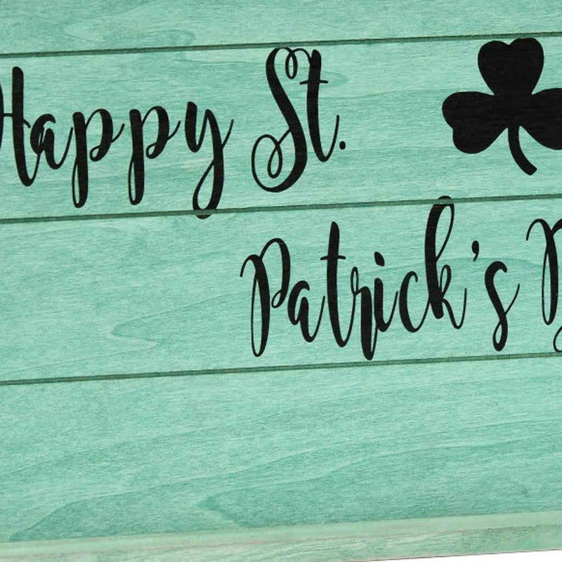 12" Green Serving Tray With Handles