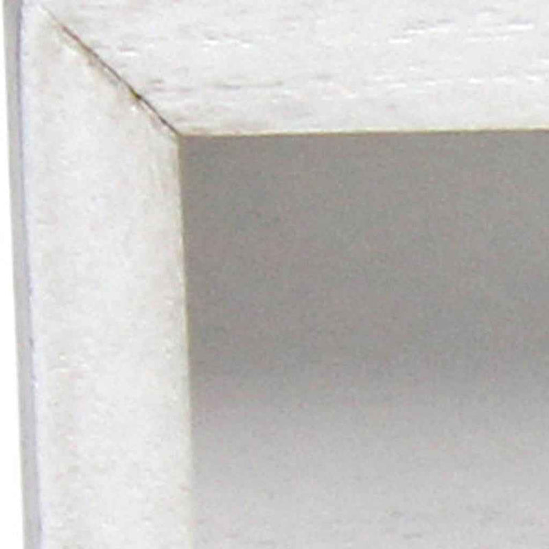 12" White Serving Tray With Handles