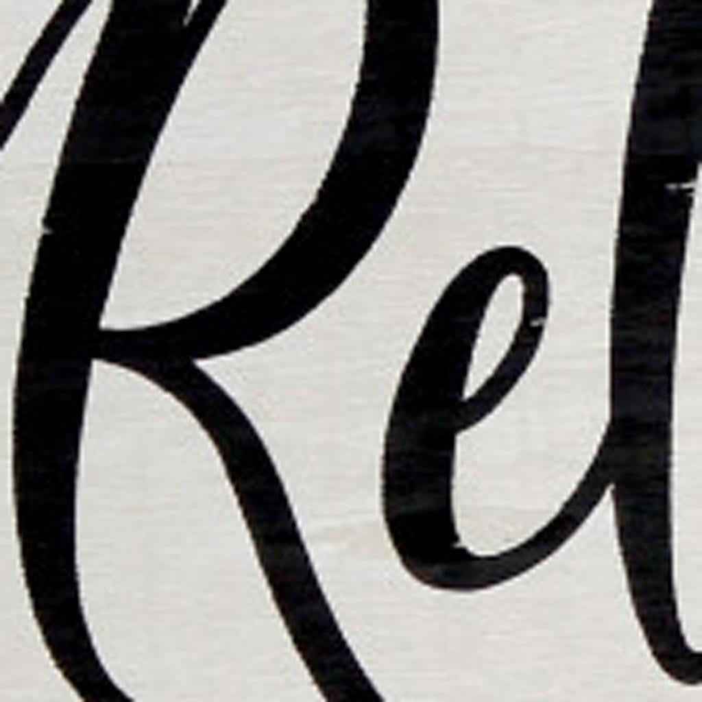 14" Gray Oval Serving Tray With Handles