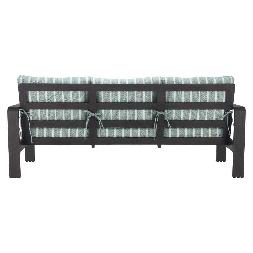 83" Green Polypropylene Sofa