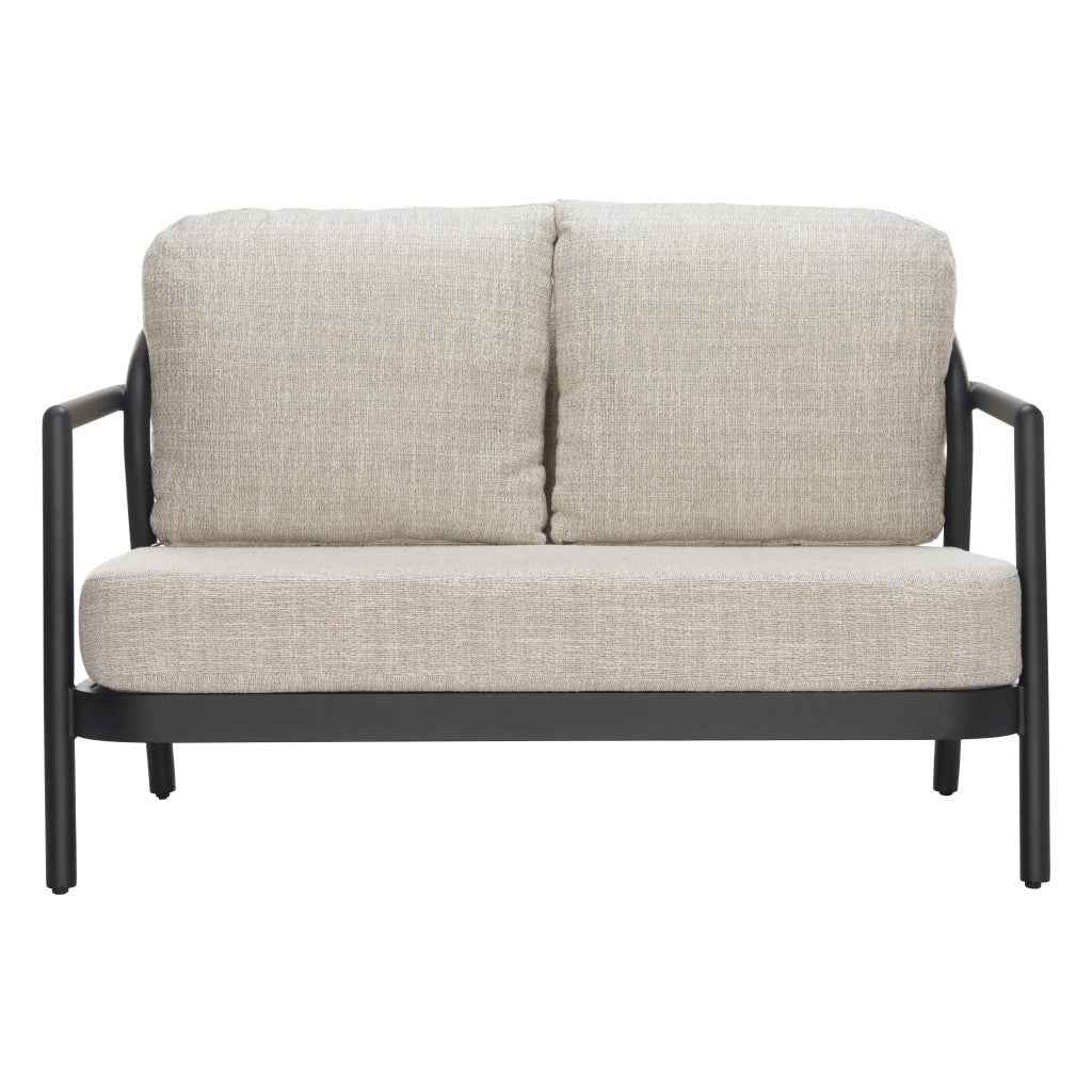 50" Beige Polypropylene Sofa