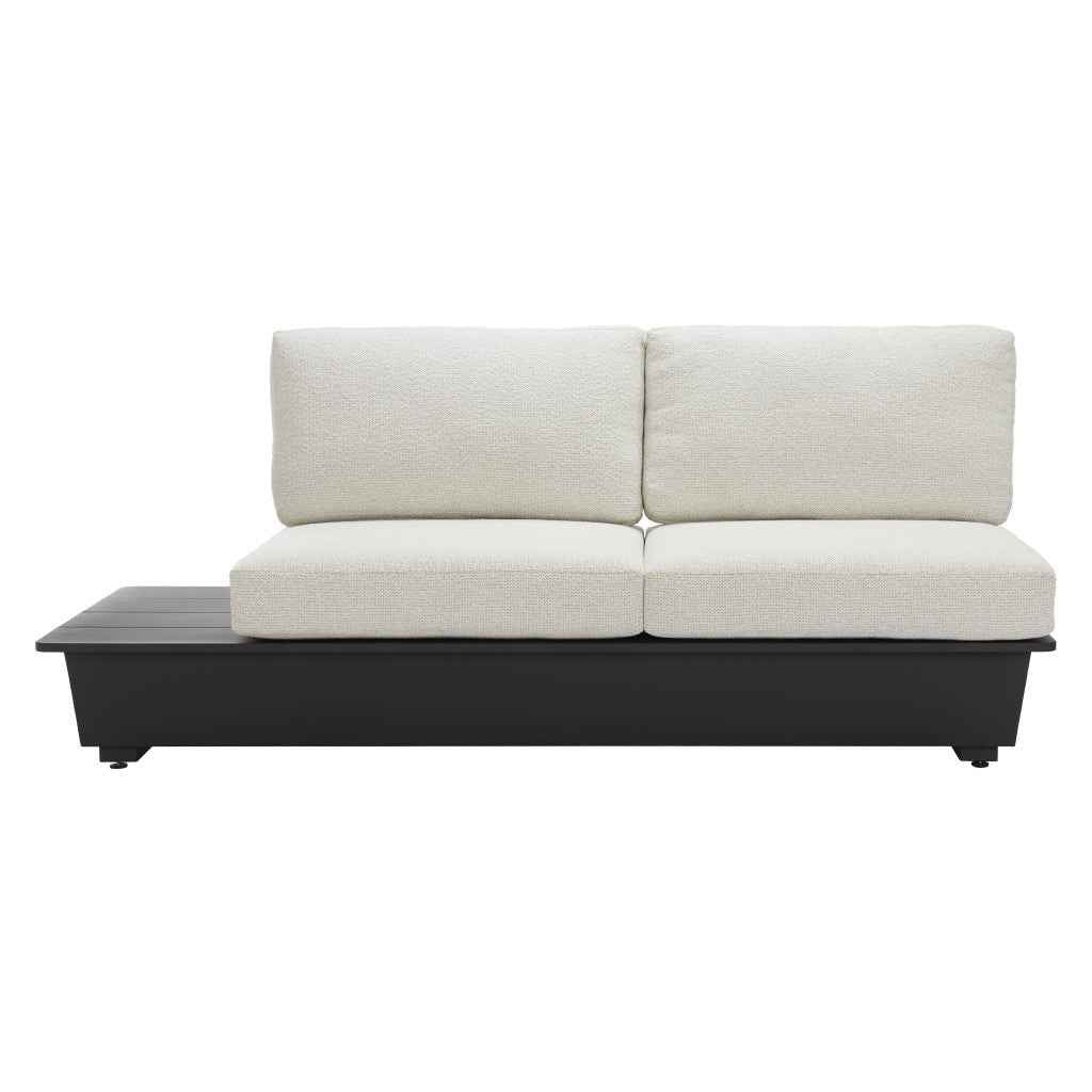 79" Beige Polypropylene Sofa